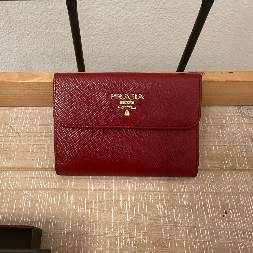 Authentic Prada Wallet (Red Color)